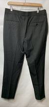 WULFUL Men 2 Piece Slim Fit Suit Set One Button Blazer Jacket Pants Size M Black