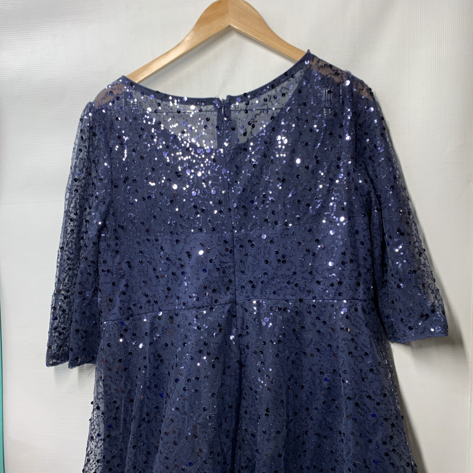 Ever-Pretty Women's Sequin Midi Cocktail Evening Semi Formal Dress - Size 18