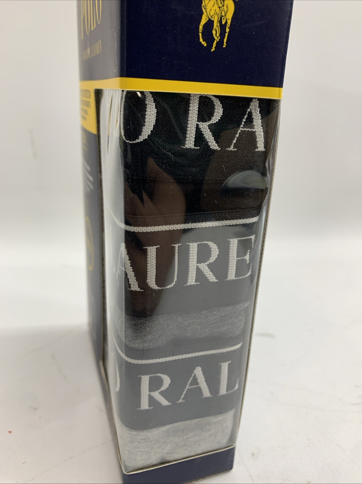 Polo Ralph Lauren 3-pack Boys 4D- Flex Cotton Stretch Gray/black Boxer Briefs L