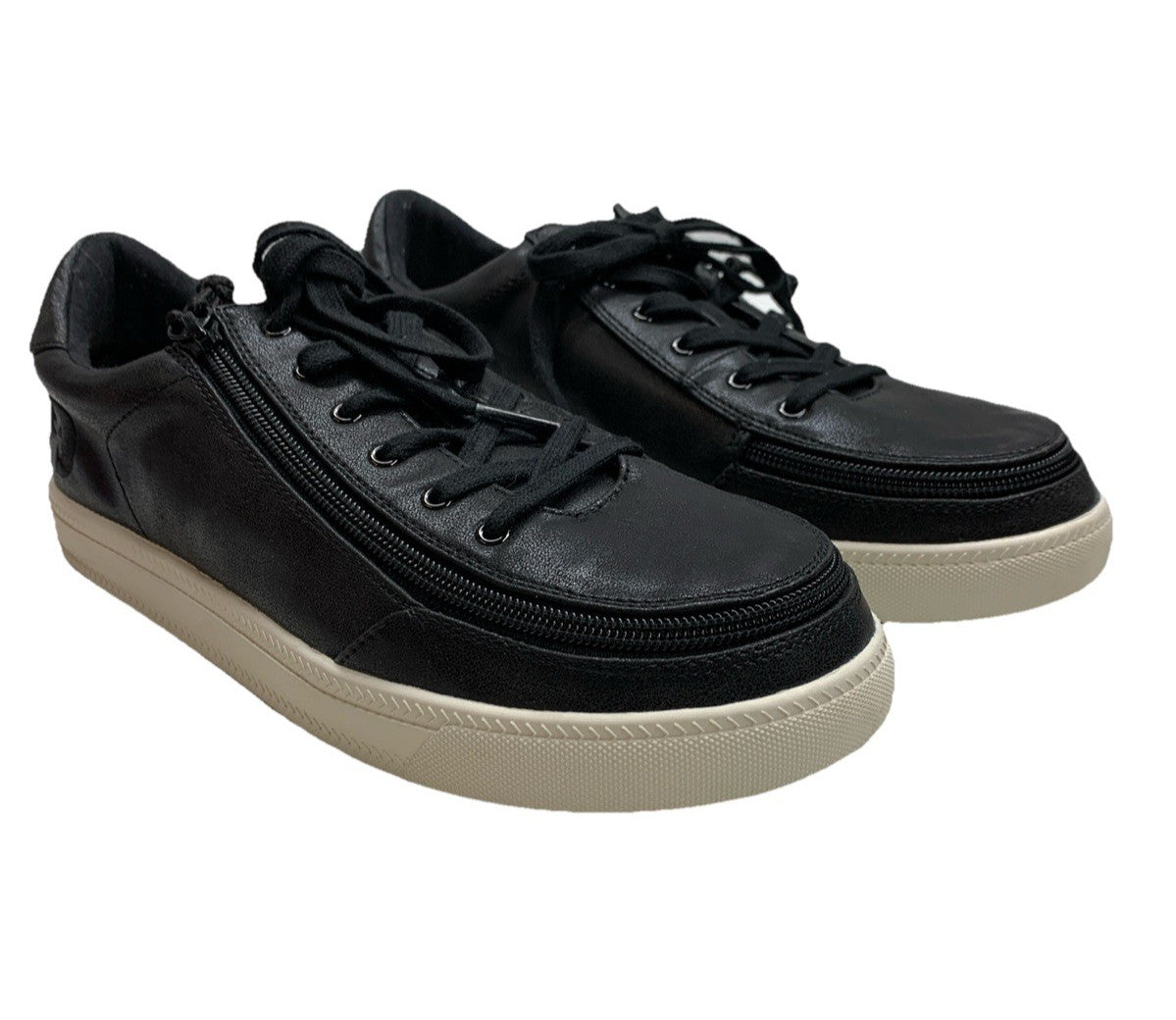 Billy Footwear Billy Classic Lace Low Black Shine Size 9 Shoe Lace-up Sneaker