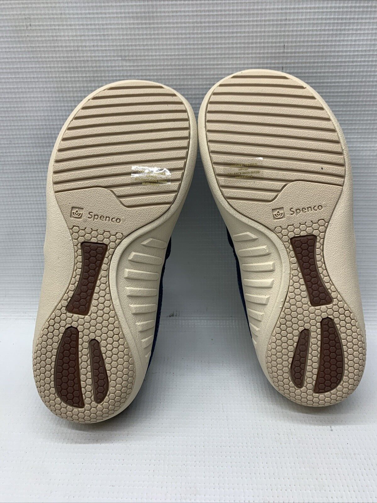 Waco SPENCO St. Maarten Womens Size 5B Perforated Suede Half Loafer Slip-On Blue
