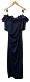 Xscape 3856XW Women's Long Off The Shoulder Scuba Crepe Formal Dress Size 16W