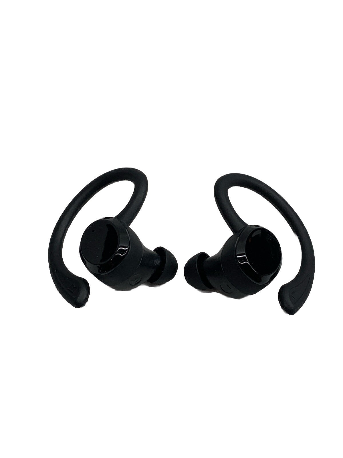 Rulefiss Q38 Black True Wireless Ear Hook Active Noise Cancelling Earbuds Black