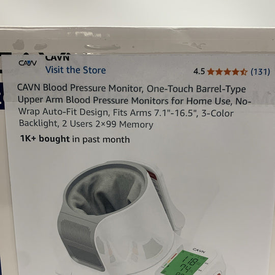 CAVN CH-S692L Automatic Blood Pressure Monitor, One-Touch Barrel-Type Upper Arm