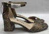 LifeStride Women's Cassidy Ankle Strap Dress Sandals Heeled Snake Print Size 9W