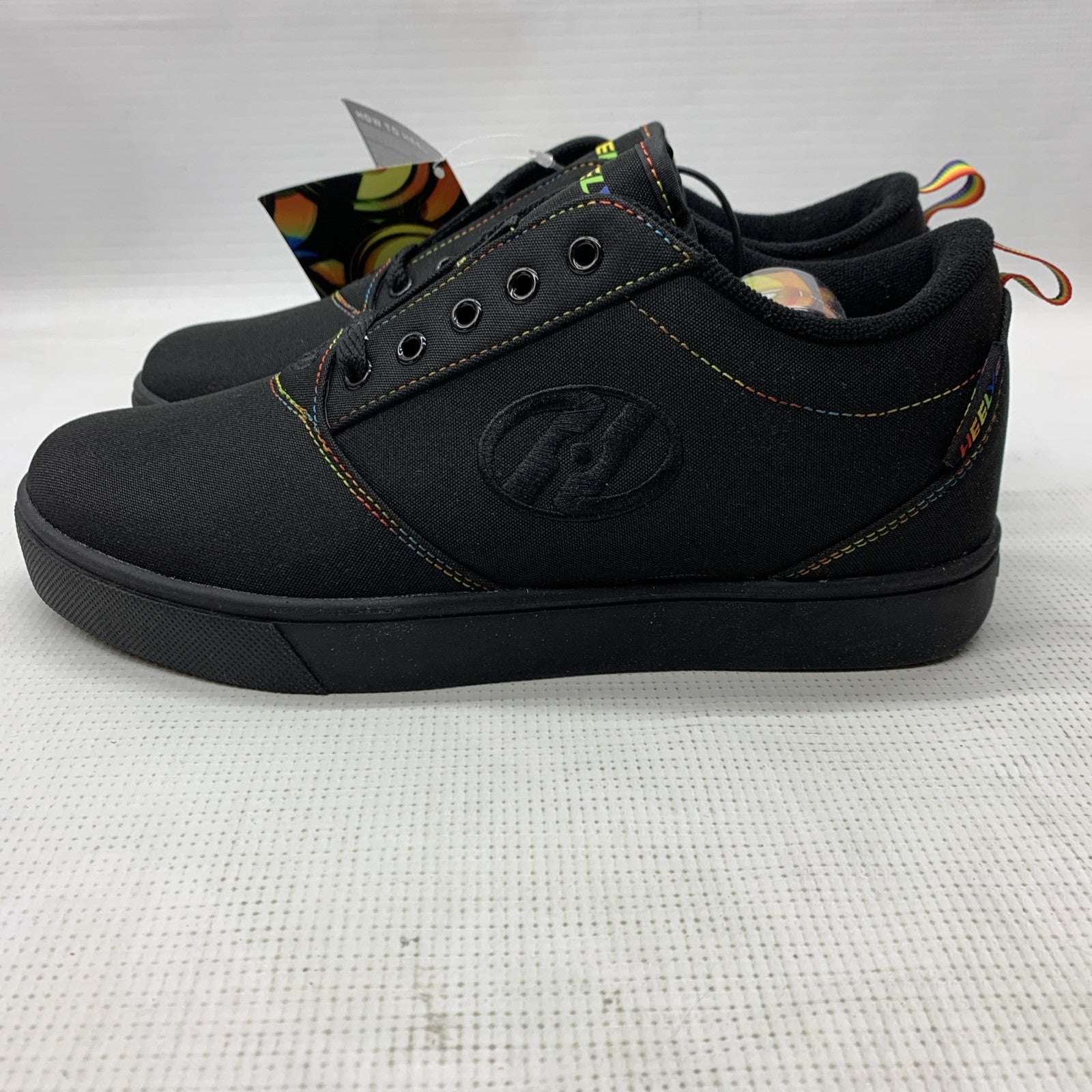 HEELYS Unisex-Child Pro 20 Rainbow Wheel Heel Shoe Little Big Kid/Adult Size 7