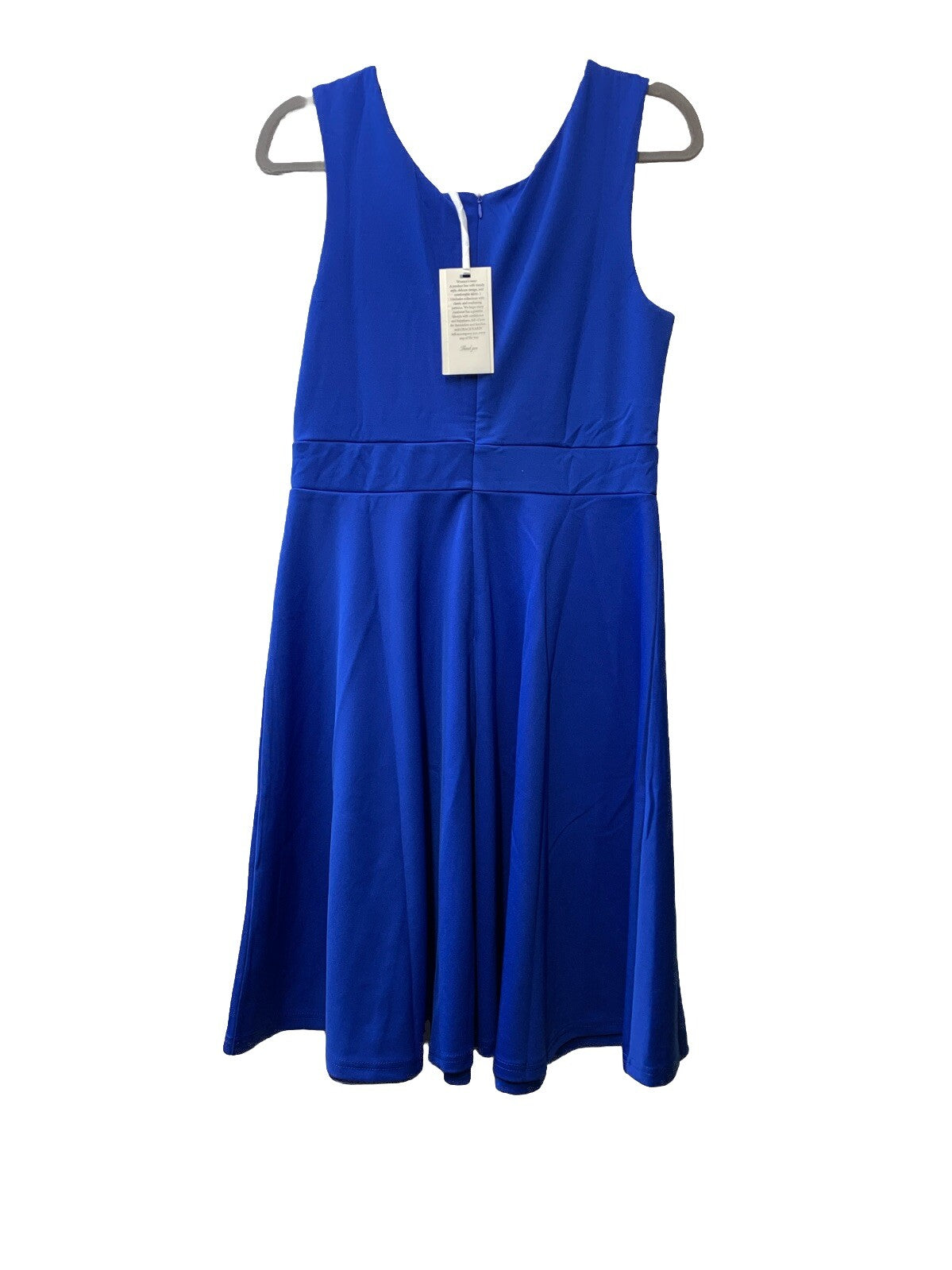 Grace Karin Size M Fit Flare Party Dress Wrap Bodice Swing Retro Look Sleeveless