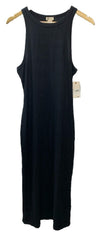 Billabong Women's In The Sun Dress Open Knit Stretch Bodycon Midi Dress Size L