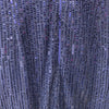 Grace Karin Sparkly Sequin Faux Wrap Short Sleeve Dress V-Neck Navy Size Small