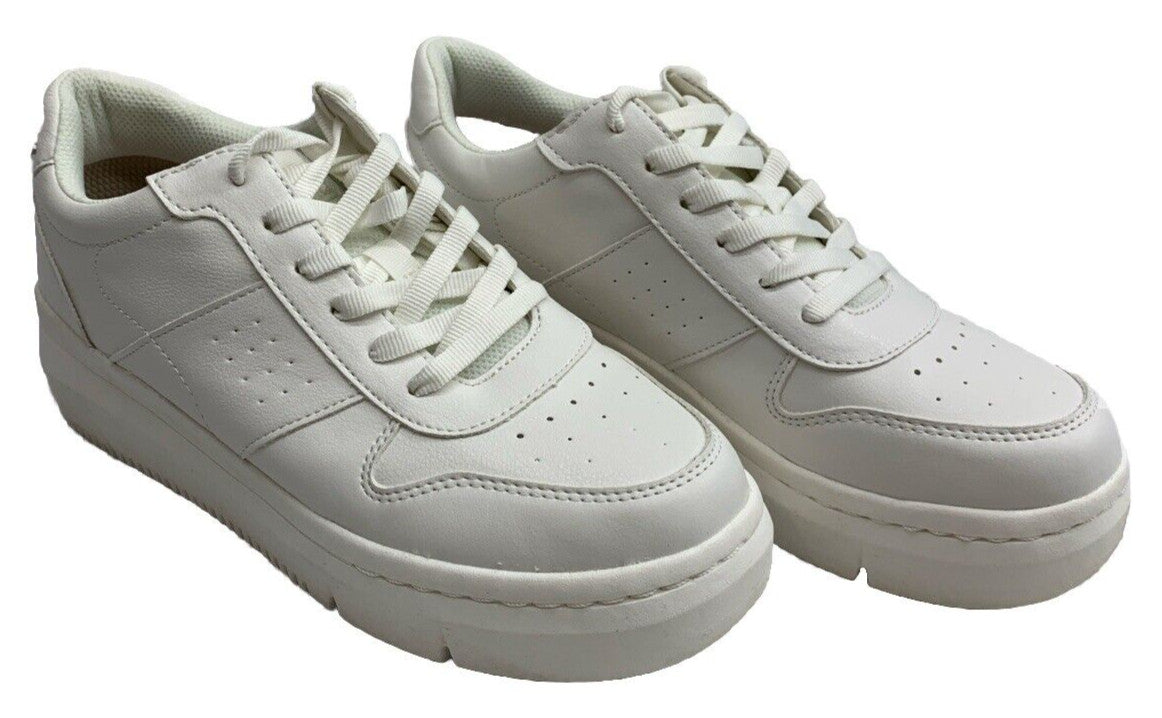 Dr. Scholl's Women's Savoy Lace Up Sneaker 10M Lace-up Sneaker White Athletic