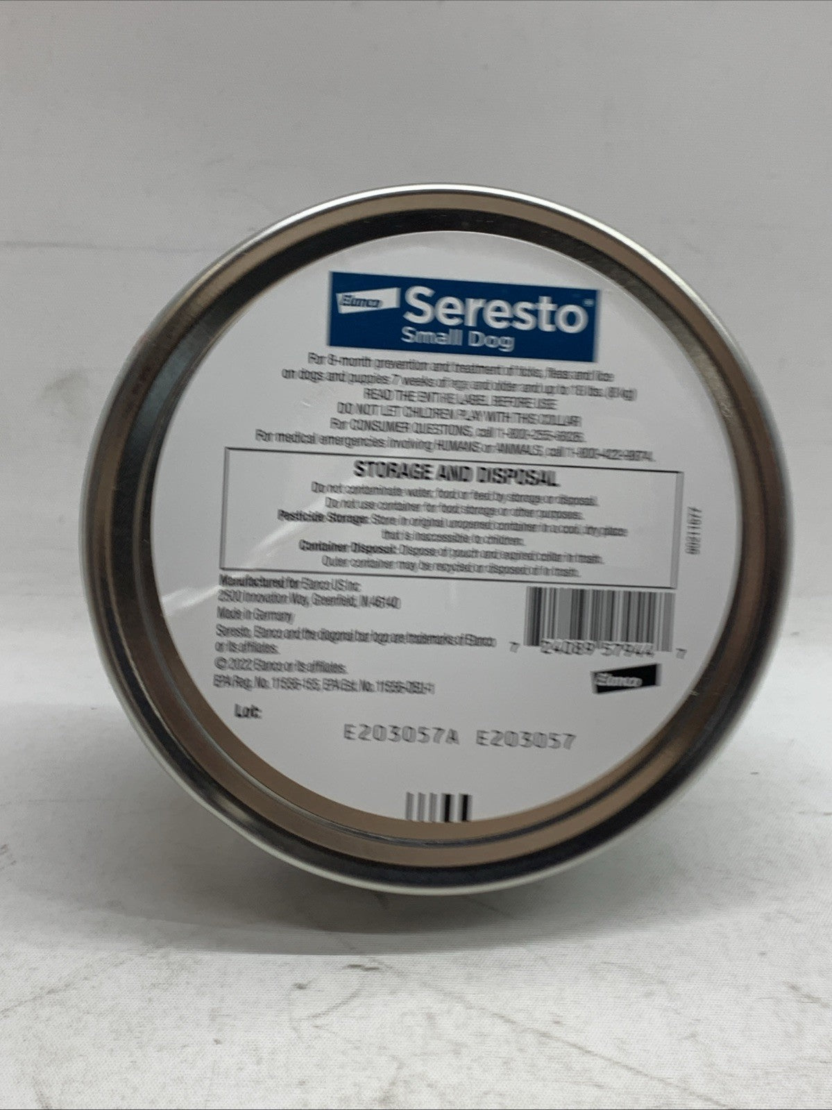 Seresto Flea and Tick Collar 8 Months Protection for SMALL Dogs - 18lbs Sealed