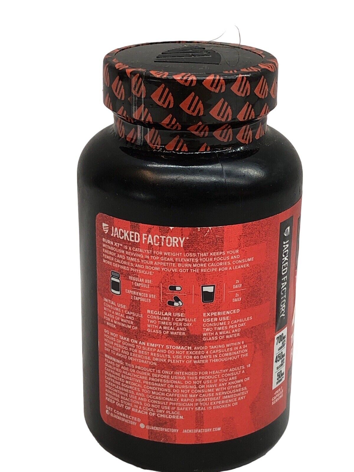 Burn-XT for Men & Women Thermogenic Fat Burner Acetyl L-Carnitine 30 Capsules