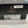 Marc Joseph Black Nappa Patent Columbus Shoes Circle Oxfords Size 6.5 Lace-up