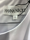 Hanna Nikole Church Dress Bell Sleeve Wrap Bodycon Pencil Midi Dress Size 2XL