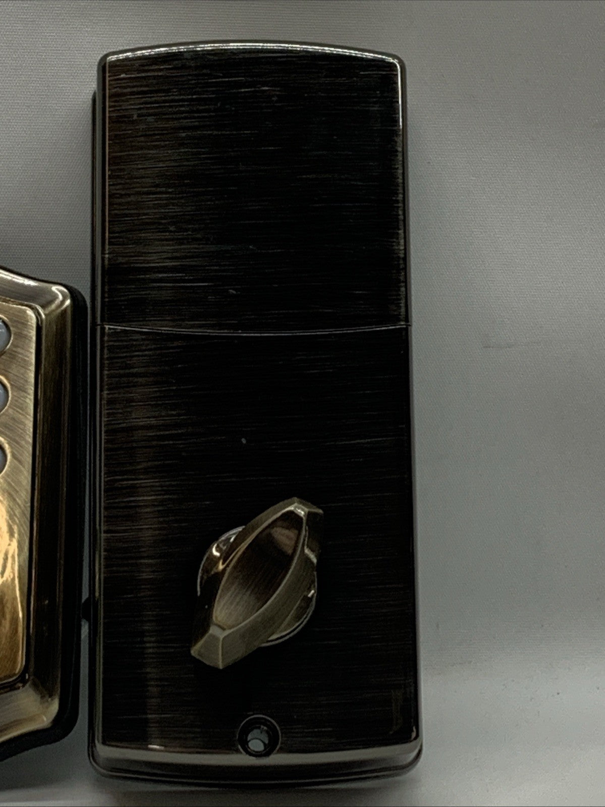 Honeywell Electronic Deadbolt Door Lock with Keypad in Antique Brass, 8712109