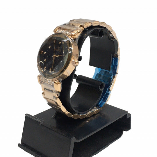 Nakzen 4209L Women’s Rose Gold WristWatch Stainless Steel Analog Acrylic Crystal