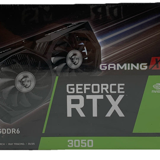MSI Gaming GeForce RTX 3050 6GB GDDR6 PCI Express 4.0 x8 ATX Gaming Video Card