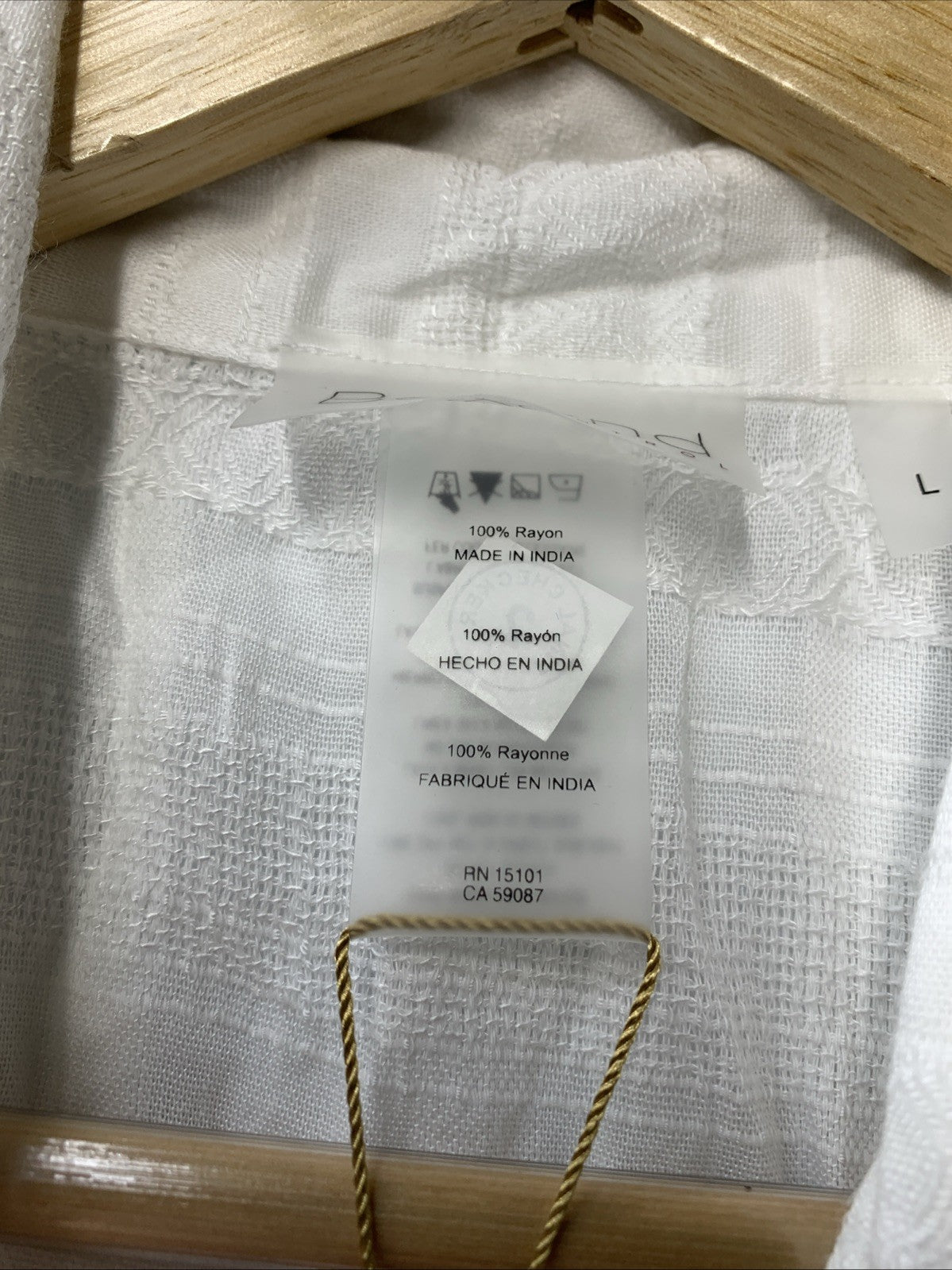 Beyond Control Womens Sheer Swimsuit Coverup Shirt with Butterfly Sleeves Size L