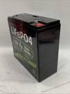 GreenOE LiFePO4 12V 25Ah 300Wh Battery Pack LFP25-12 Deep Cycle Rechargeable