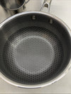 HexClad Hybrid Nonstick 6-Piece Pot Set 8, 3 and 2 Quart with Cover Lids - USED