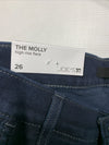 Joe's Women's The Molly High Rise Flare Jean Size 26 Long Pants Fitted Blue