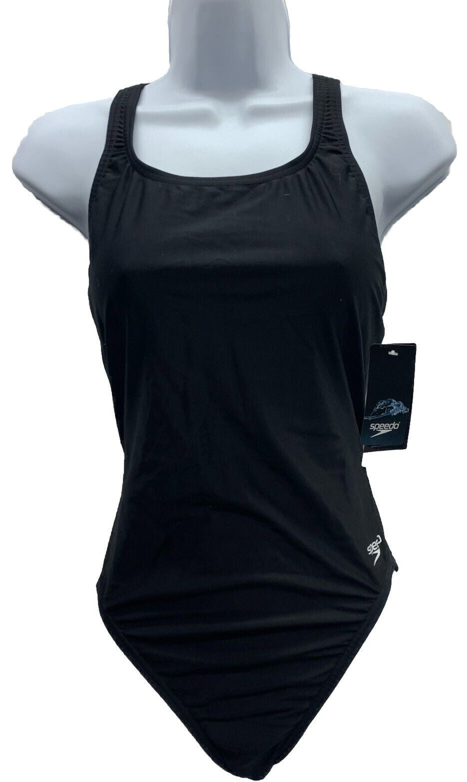 Speedo Womens One Piece Swimsuit ProLT Super Pro Solid Black Size 12/38 Swimwear
