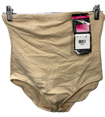 Maidenform Women's Firm Control High Waist Shaping Brief FL1854 Beige Size L
